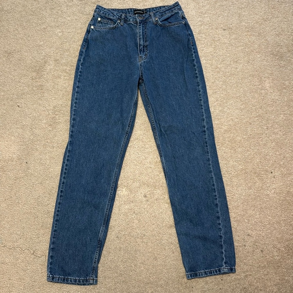 Pretty Little Thing Mom Jeans  Dark Washed denim pants size 6